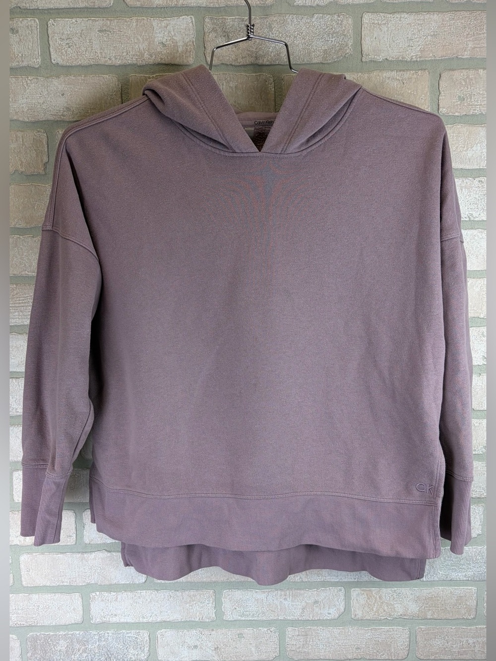 Calvin Klein Performance Women’s Dusty Lavender Crewneck Hooded Sweatshirt